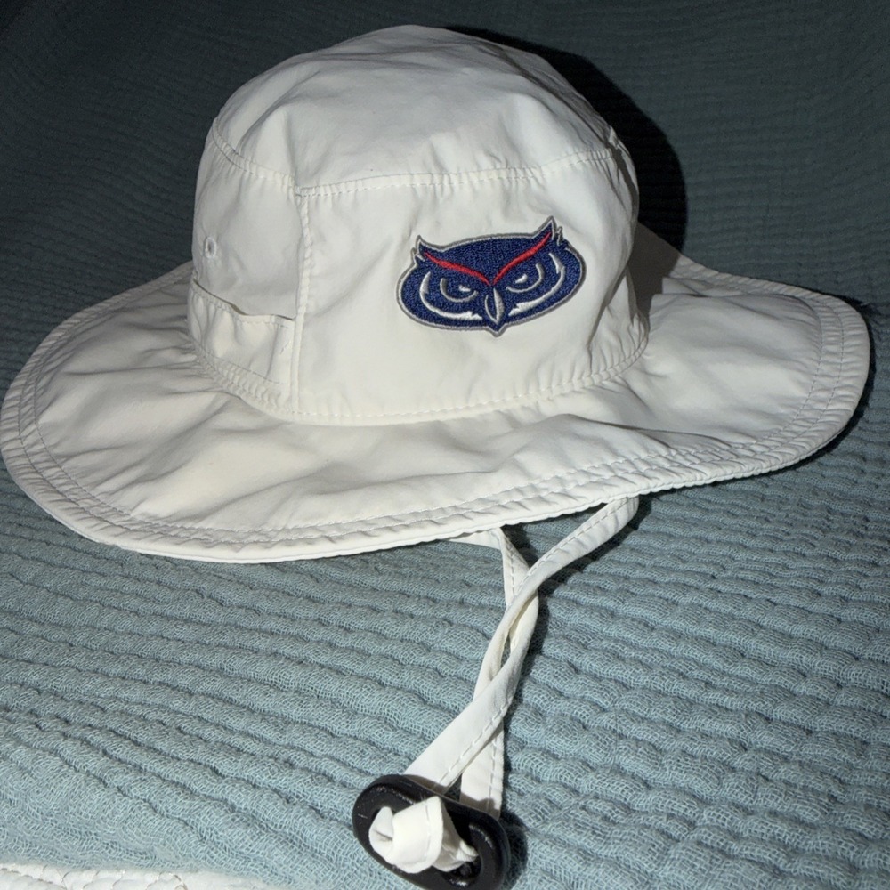 FAU Florida Atlantic University OSFA Boonie Bucket Hat Sun Protection Adjustable